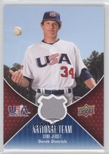 2009 Upper Deck USA National Team Game Jersey Derek Dietrich #USA-DD 0a1