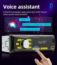 Single Din Car Radio Stereo MP3 Player Bluetooth Handsfree FM AUX In-Dash Units