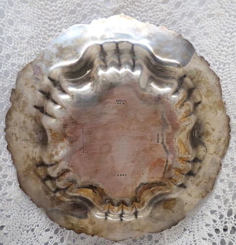 EARLY LARGE GRAFF WASHBOURNE AND DUNN STERLING FLORAL REPOUSSE BOWL C-1890s - Picture 7 of 11