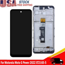 LCD Display Touch Screen Digitizer Frame For Motorola Moto G Power 2022 XT2165-5