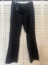 New York And Company Pinstripe Flare Dress Pants