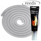 10mm x 2 metre Stove Rope with Premium Glue Option Wood Burning Stoves Door Seal