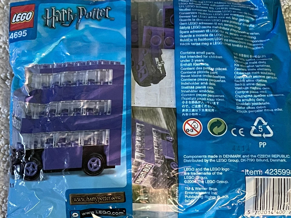 LEGO 4695 Harry Potter Knight Bus Prisoner of Azkaban Mini Polybag Sealed NEW - Image 4 of 4
