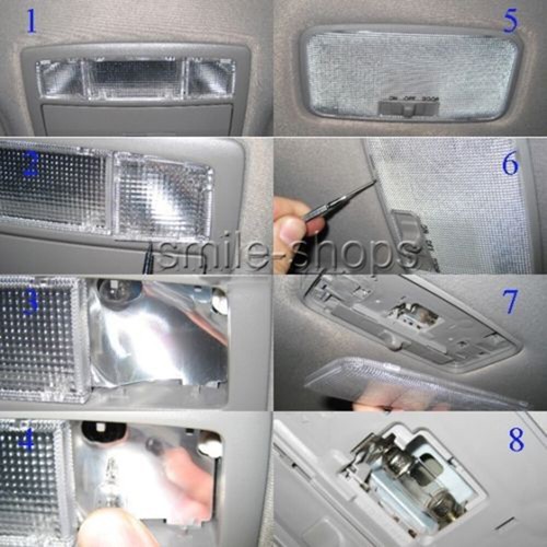 17X Bright White LED Interior Light Package Kit For Dodge Durango 2011 - 2018 - Bild 11 von 11