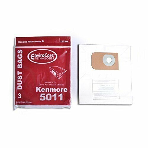 Replacement for Kenmore 3 Type P Canister Vacuum Cleaner Bag 5011 20