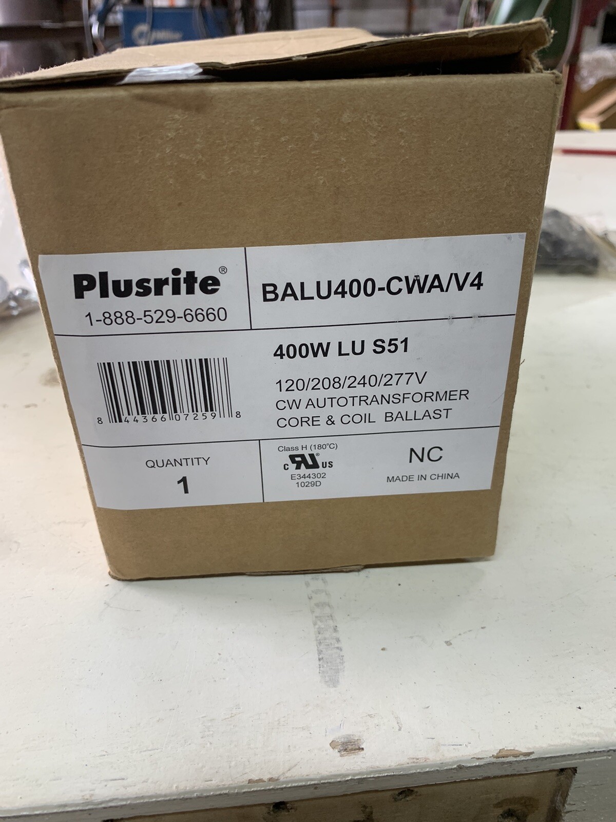 Plusrite 7259 400 Watt High Pressure Sodium Ballast ANSI S51 4