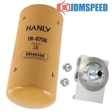 Diesel Fuel Filter Remote Mount Base 12 Npt For Cat 1r-0749 1r-0750 Filters