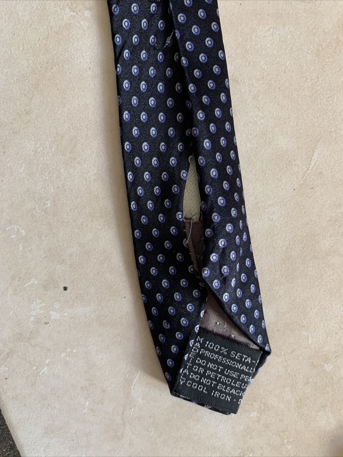 Versace Diagonal Geometric Pattern Silk Necktie N… - image 6