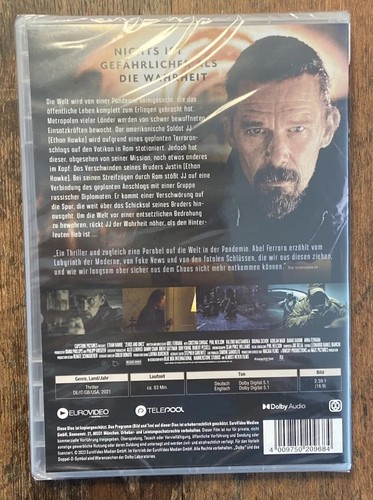 Zeros and Ones Abel Ferrara DVD Deutsch 2021 - Neu & Verschweißt - Bild 2 von 2