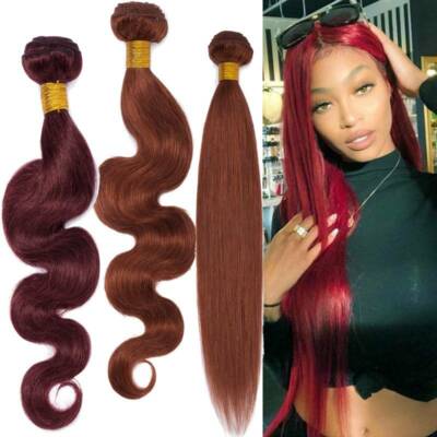 Brazilian Indian Sew In Unprocessed Virgin Human Hair Weave Weft 100G=Bundle