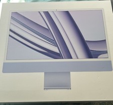 Apple iMac 24" Purple EMPTY BOX ONLY OEM with All The Inner Fittings MQRV3LL/A
