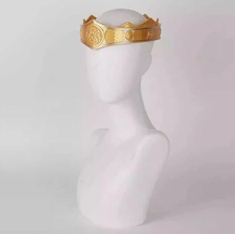 Casa del Dragón Temporada Rhaenyra Targaryen Cosplay Reina Corona Casco Accesorios Foto 4 de 4