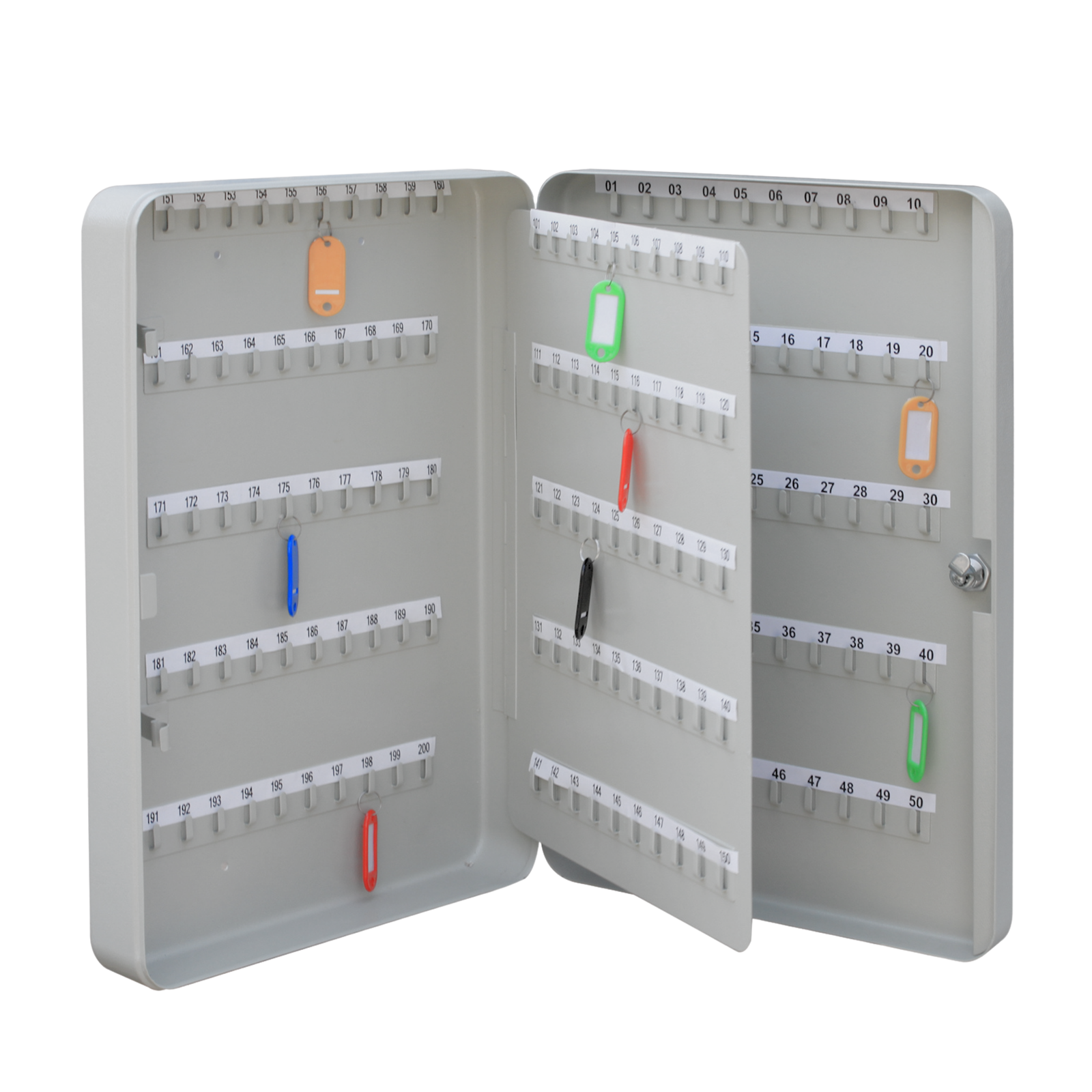 Cathedral Products 200-Key Wall Mount Lockable Key Cabinet