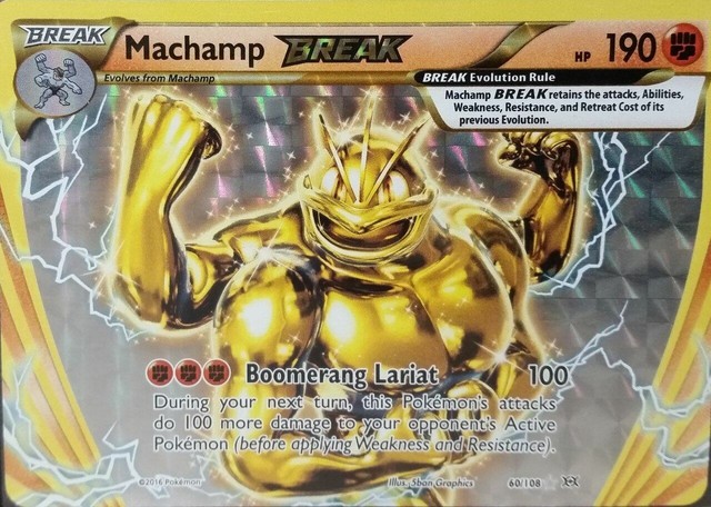 Machamp BREAK Ultra Rare NM Evolutions 60 108 Pokemon TCG EBay