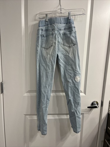 Cat And Jack Jeans Size 14 Girl's Pull-On Stretching Waist Jeans Jeggings - Picture 10 of 11