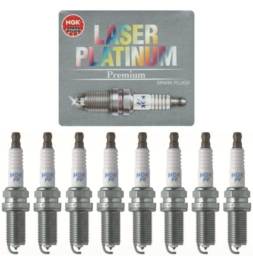 2011-2015 AUDI R8 2013-2015 RS5 4.2L V8 NGK LASER PLATINUM SPARK PLUGS SET OF 8