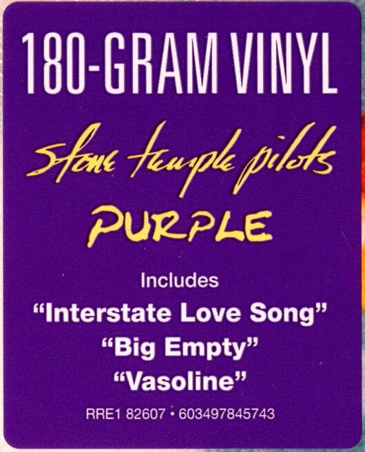 Stone Temple Pilots - Purple (LP, Album, RE, 180) (Mint (M