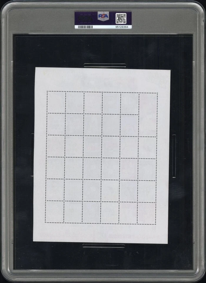 Charizard Gengar Typhlosion Pokemon Card Stamp Sheet Nippon Shogakukan PSA 4 - Image 2 of 3