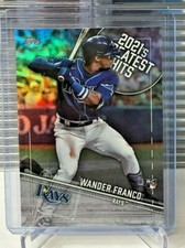 2022 Topps Series 1 2021's Greatest Hits WANDER FRANCO Rays RC #21GH-5
