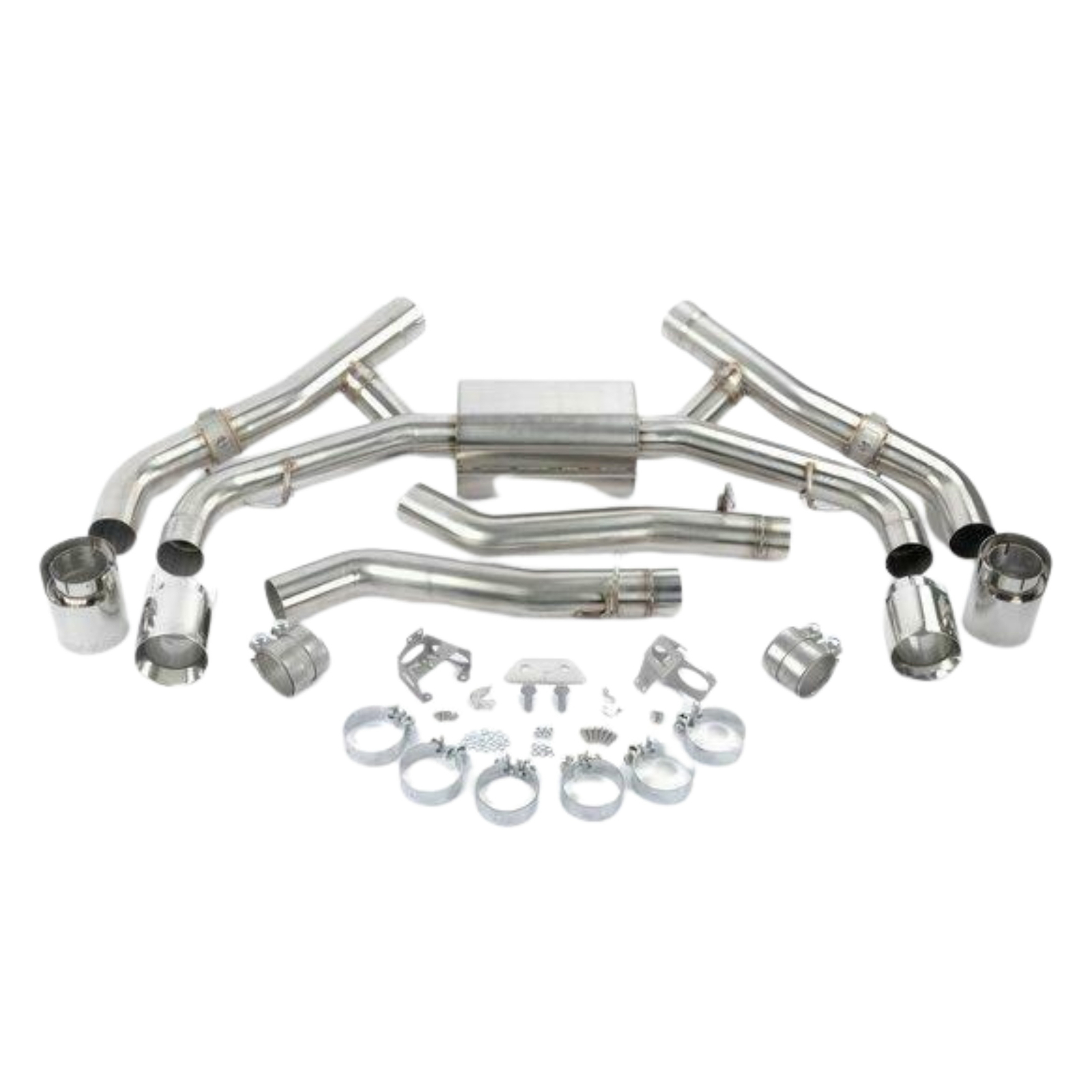 Fits 20202023 BMW X5M/X6M; Valved AxleBack ExhaustPolished Tips eBay