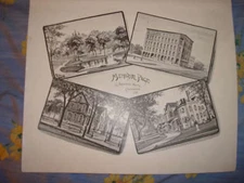 1892 WHITE FAMILY CONCORD NEW HAMPSHIRE ANTIQUE PRINT N