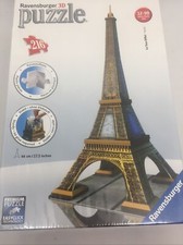RAVENSBURGER EIFFEL TOWER 216 PLASTIC PCS 3D JIGSAW PUZZLE NEW SEALED