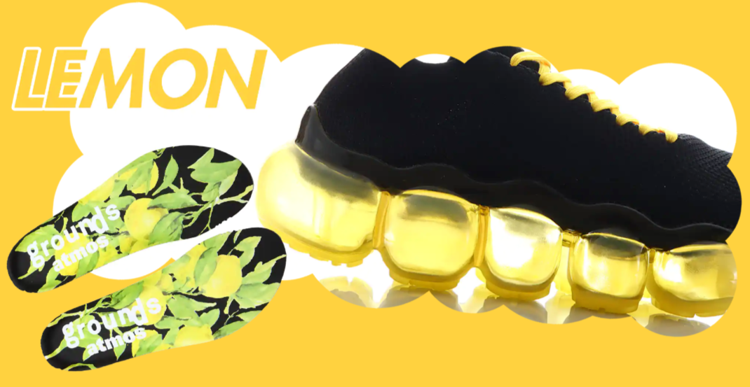 NEW Grounds x atmos JEWELRY YELLOW 5cm Heel Unisex Sneaker Shoes