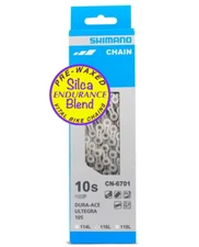 Shimano Ultegra 6701 Chain 10 speed - SILCA ENDURANCE WAXED