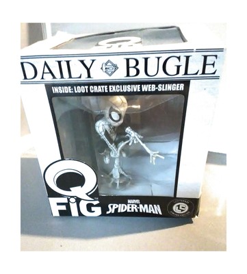 Marvel's Spider-Man Q-Fig Figure by Quantum Mechanix Qmx Loot Crate... Fast Ship