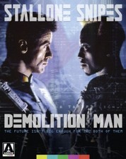 Demolition Man Blu-ray Limited Edition  Stallone, Snipes, Sandra Bull : NEW