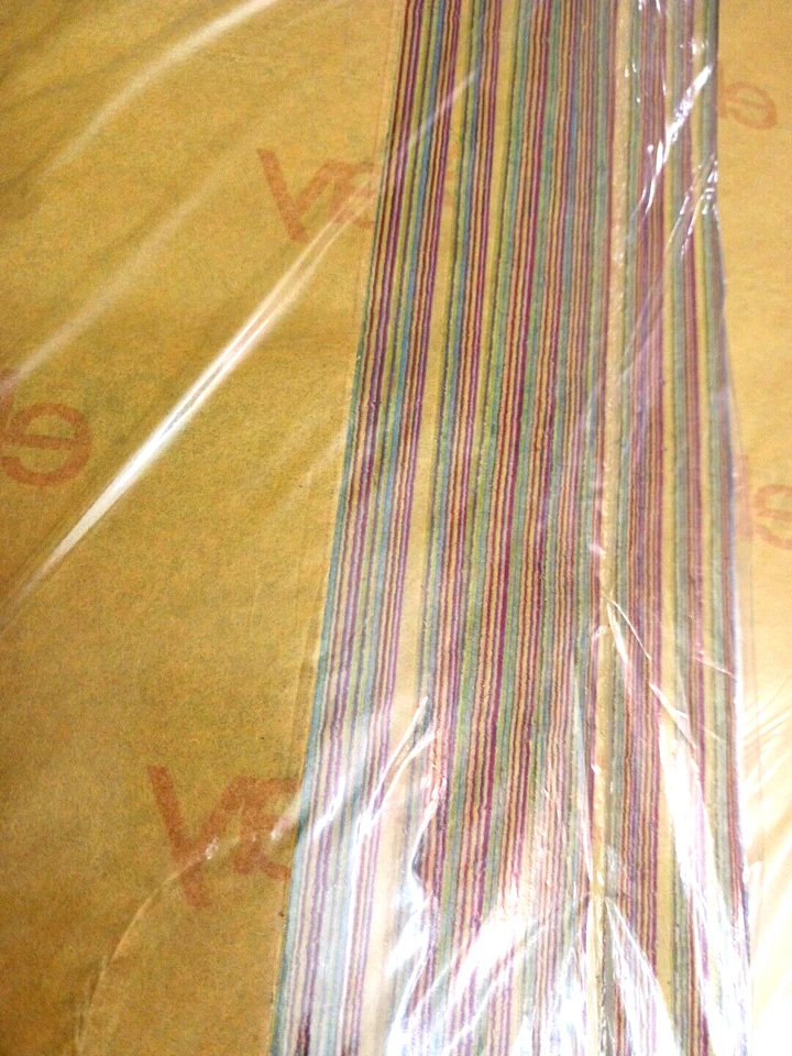 color ebay wrapping tissue paper 60 sheets 20 x 30" blue, red, yellow, green. - Image 3 of 4