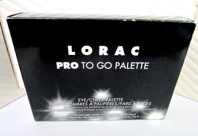 LORAC Pro To Go EYE, CHEEK, & BRONZER palette w/brushes -  VHTF New in box
