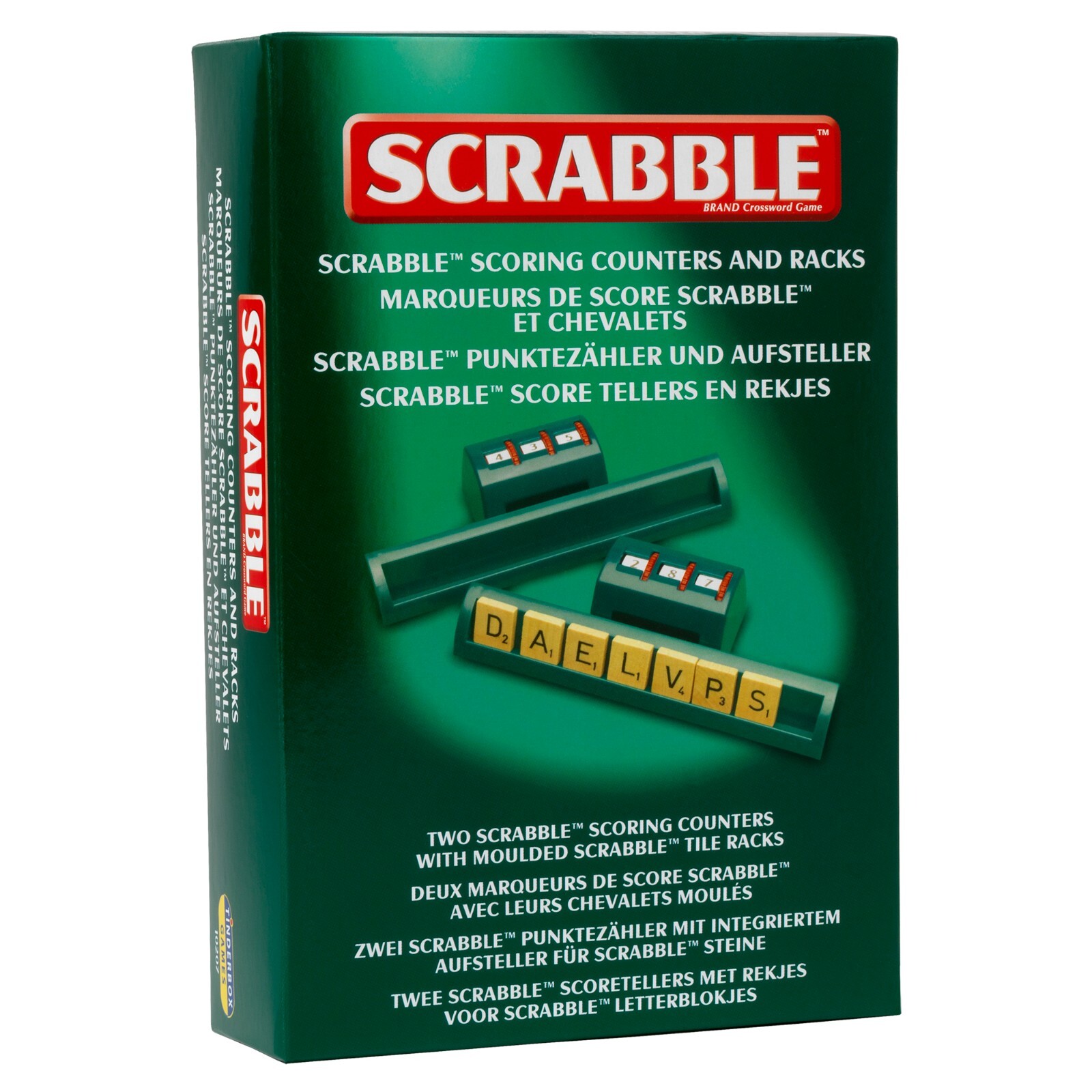 Scrabble Scoring Racks & Counters -Replacement Accessories for Classic Word Game