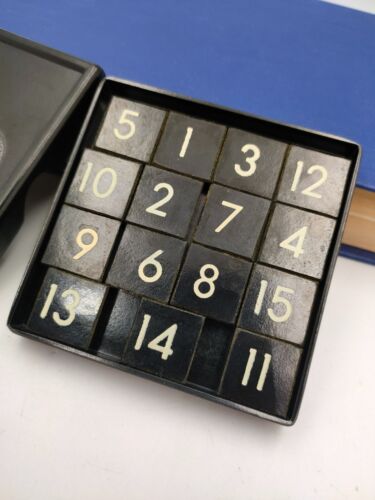 Logic Puzzle 15 Number Slide Game Brain Teaser Soviet Games Fifteen USSR - Picture 3 of 6