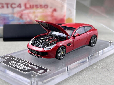 「Crazyade 」　Ferrari GTC4Lusso ミニカー PK 1/64 Scale Ferrari GTC4 Lusso Red Diecast Car Model Toy