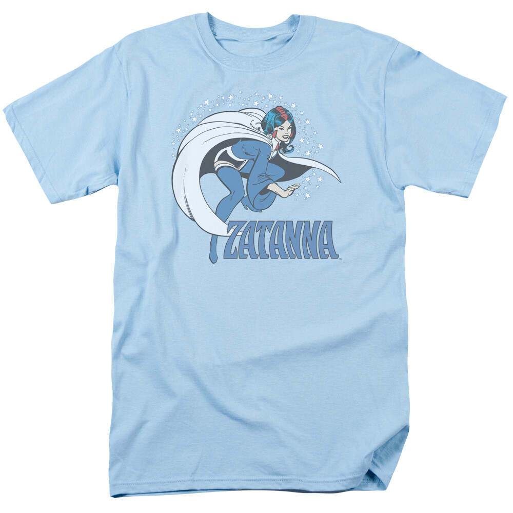 Zatanna T Shirt Mens Licensed Zatanna Zatara DC Comics Tee Light Blue