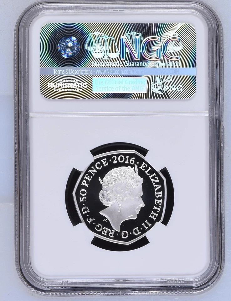 2016 Great Britain 50P Mrs. Tiggy Winkle 150th Anniv. Beatrix Potter NGC PF70 - Image 2 of 2