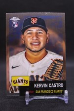 Kervin Castro #477 2022 Topps Chrome Platinum Anniversary Giants RC Rookie