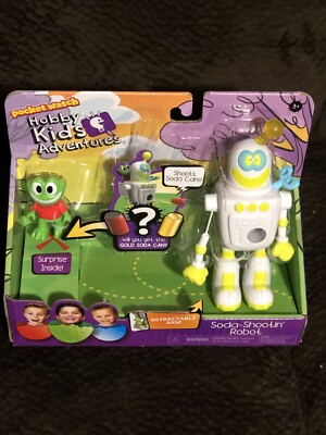 Hobby Kids Action Figures Soda Shootin Robot Pocket Watch