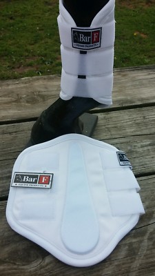 Bar F White Splint/Sport boots size small horse