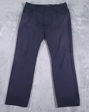 Travis Mathew Pants Mens 36 Black Open to Close Tech Golf Performance Stretch