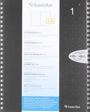 Livescribe A5 Single Subject Notebook 1-4 4-pack