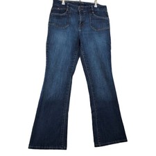 Tommy Hilfiger Jeans Women's Denim 5- Pocket Flare Leg Med Rise Blue 12