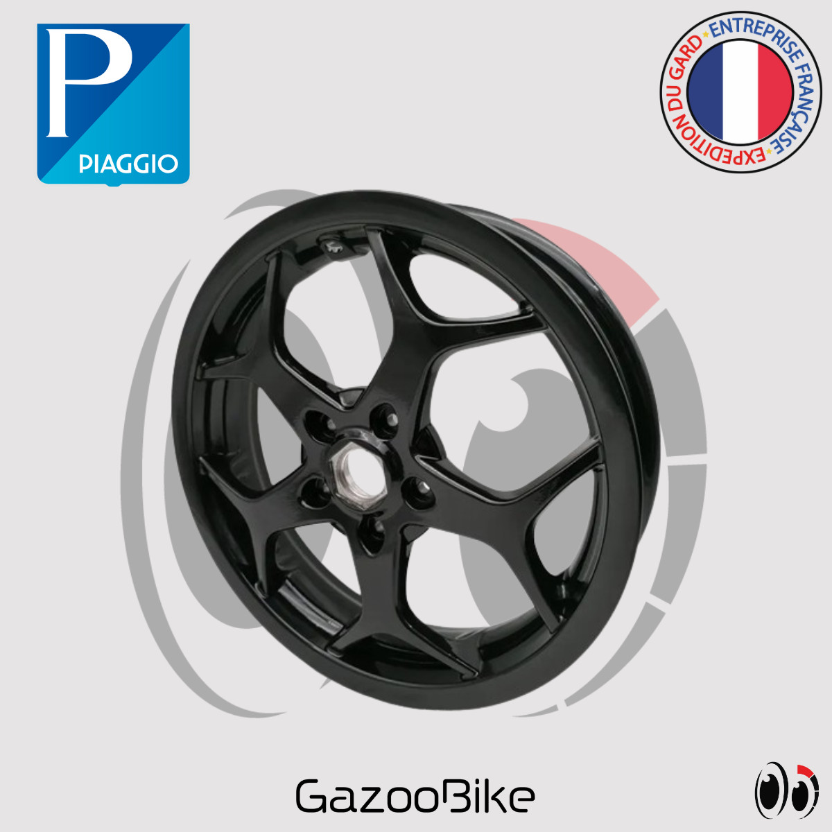 Jante avant arrière 13" Vespa GTS 125 idéale pour les trajets urbains quotidiens
