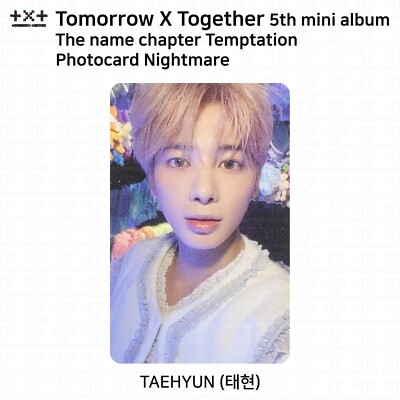 TXT 5th Mini Album The Name Chapter Temptation Official Photocard