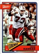 2018 Panini Classics John Hannah #197 Blue Back