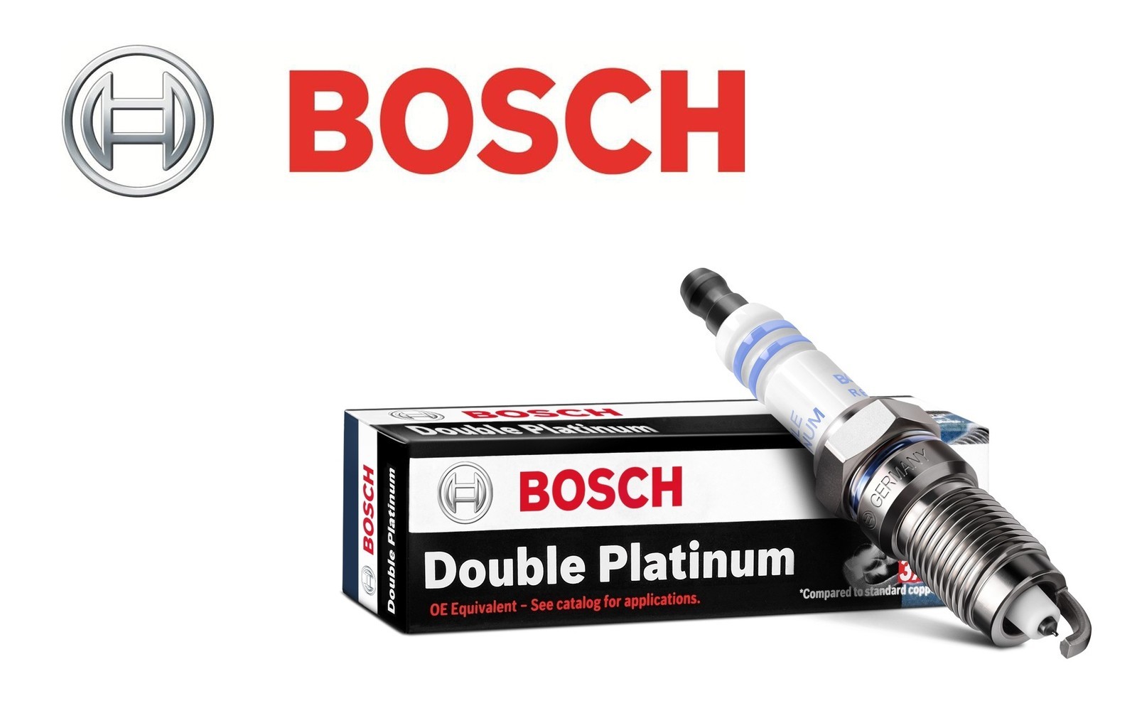 BOSCH OE FINE WIRE DOUBLE PLATINUM Spark Plugs FR8MPP33X 8110 Set of 8