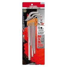 VESSEL BALL POINT EXTRA LONG HEX WRENCH SET (...
