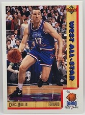 91-92 Upper Deck Chris Mullin (All-Star) HOF Subset Card (Golden State Warriors)