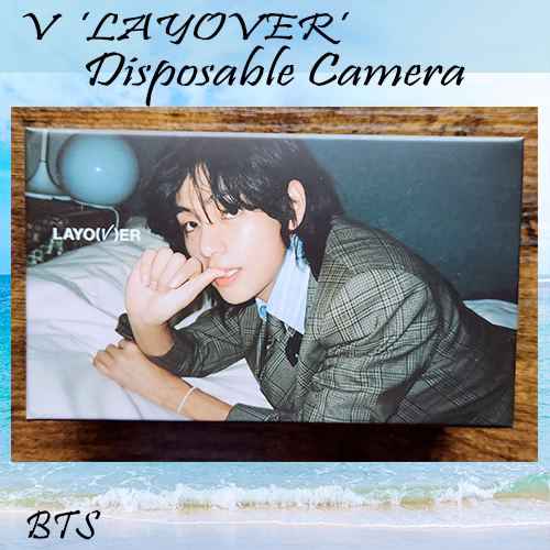 Bts V Solo Album 'Layover' limited Disposable Camera Green / +
